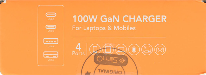 集資款SlimQ 100W GaN四埠充電器F100簡介及測試