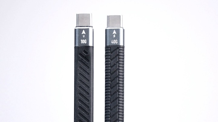 股票炒短線，USB-C 也能有短線！15cm 非認證線居然能啟動 Thunderbolt 裝置？noda 40Gbps 扁線