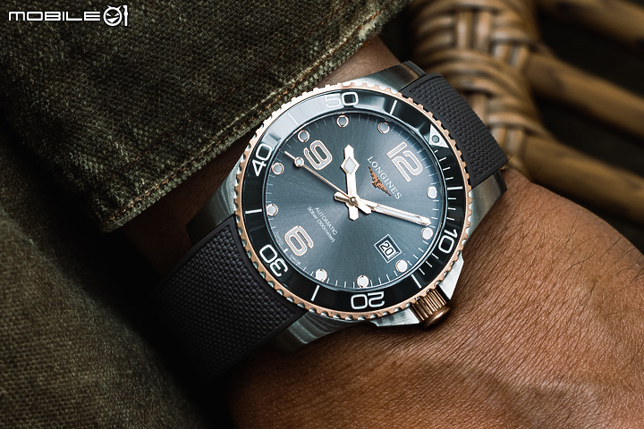 Longines HydroConquest 深海征服者系列|奢華浪鬼 雙金上腕!