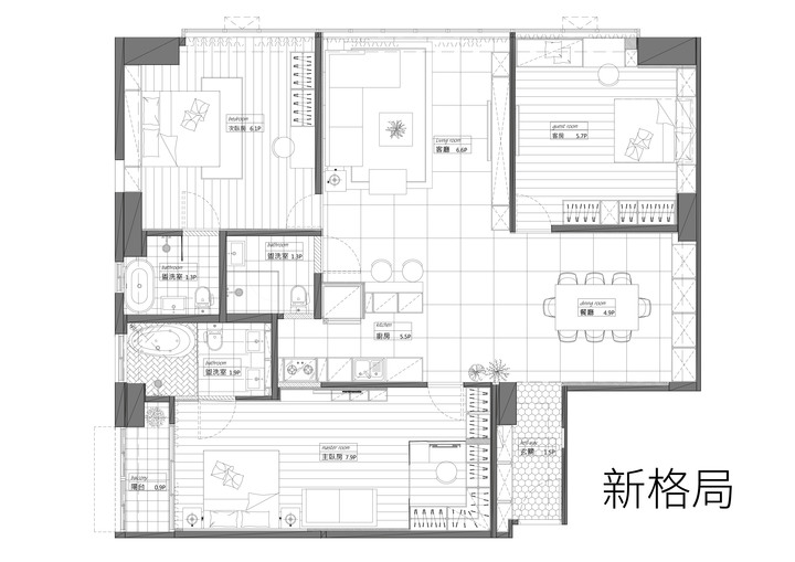 【30年舊屋翻修】傳承三代起家厝 住商空間變身小夫妻現代風新婚宅