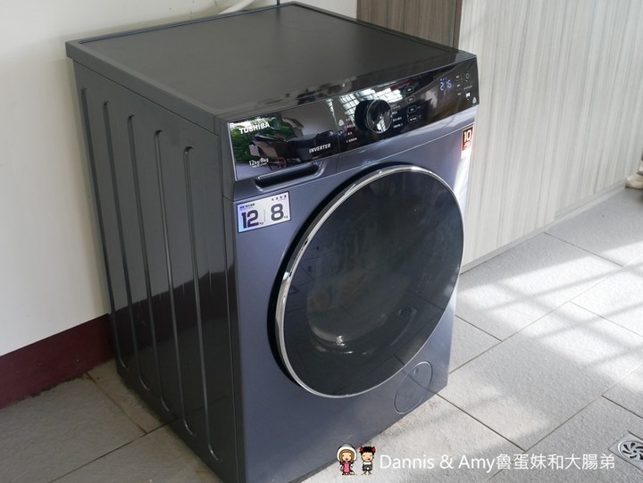洗衣機開箱︱日本熱銷美型機種TOSHIBA 東芝12公斤變頻溫水洗脫烘滾筒洗衣機使用心得(影片)