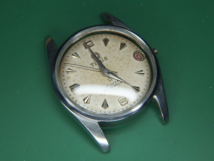 自娛玩修錶 - 天長地久: 鐵達時TITUS DE LUXE 21 Jewels (Case MOD. 5486/Venus cal. 227)
