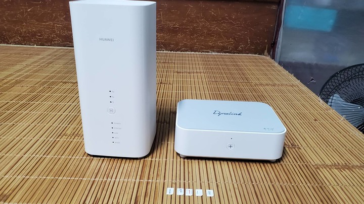 華為B818-263、Dynalink 4G LTE RTL6100W WiFi分享器簡易開箱、5家電信測試心得分享