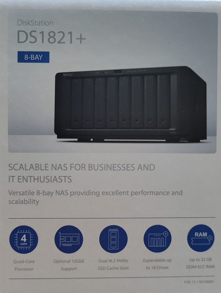 Synology群暉DS1815+故障更換DS1821+紀錄