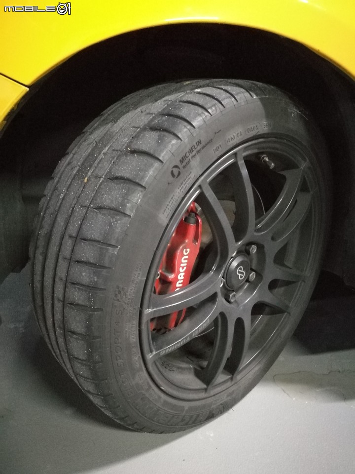 米其林 Pilot Sport 4 S 磨耗測試 ( 36,784公里，下課 )