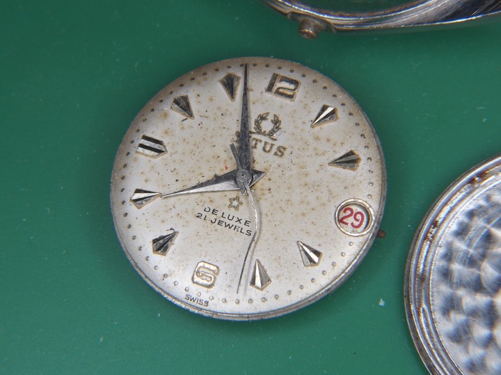 自娛玩修錶 - 天長地久: 鐵達時TITUS DE LUXE 21 Jewels (Case MOD. 5486/Venus cal. 227)