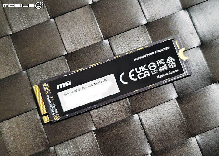 點我看大圖 PCIe Gen4 SSD 衝一波!MSI Spatium M480 入手心得分享