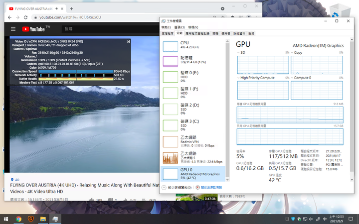 點我看大圖 (心得)簡單測試一些R7 5700G的相關表現(能耗、搭卡4K遊戲等......)