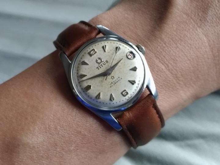 自娛玩修錶 - 天長地久: 鐵達時TITUS DE LUXE 21 Jewels (Case MOD. 5486/Venus cal. 227)