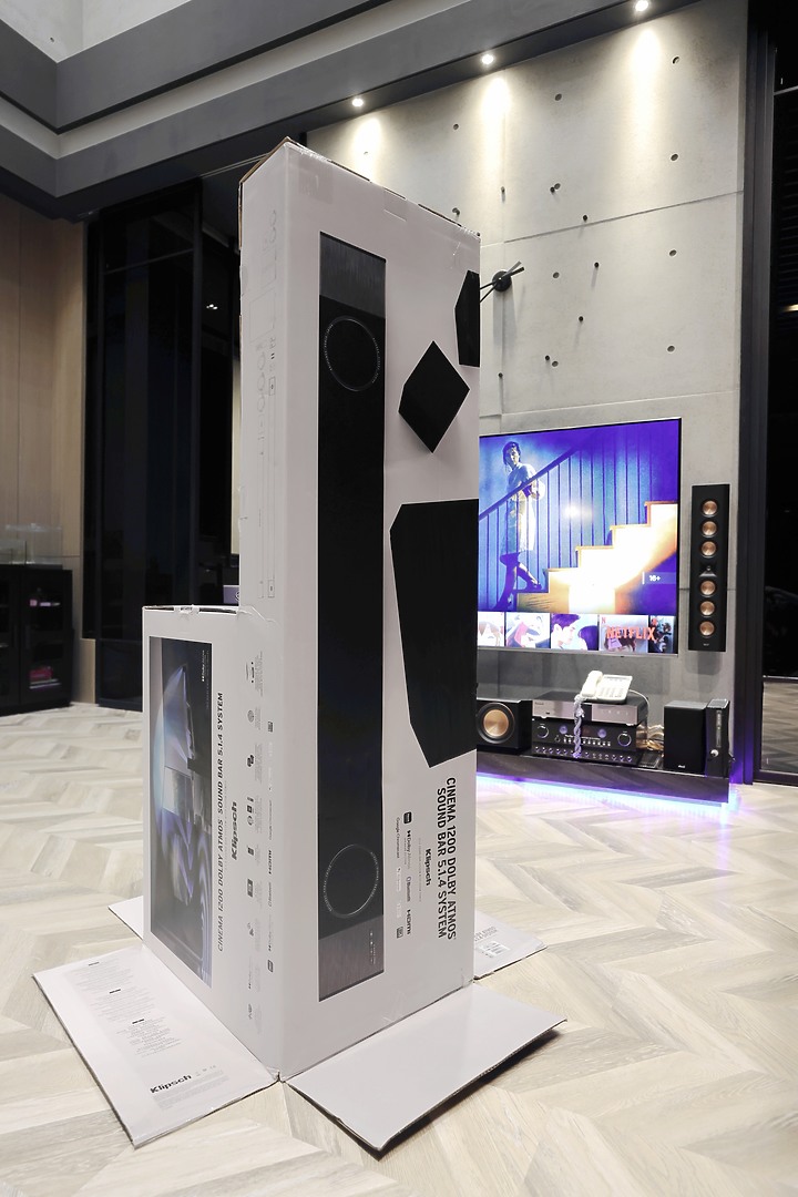KLIPSCH Cinema 1200 5.1.4 Dolby Atmos Sound Bar 聲霸、簡易開箱 【冠頭哥全台首發】