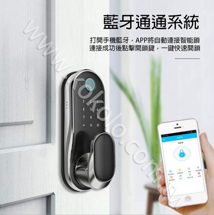 漂亮功能齊全的電子鎖-豆豆鎖