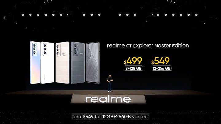 realme GT大師系列國際版登場 台灣最快9月引入