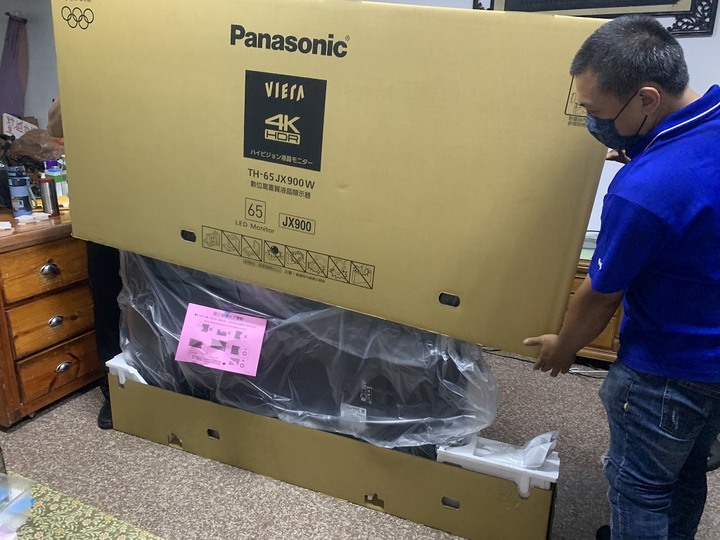 [開箱] Panasonic電視 TH-65JX900W-智慧超視界大平板