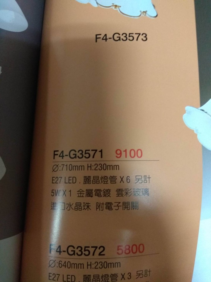 請教大大們~這份燈具估價單OK嗎?