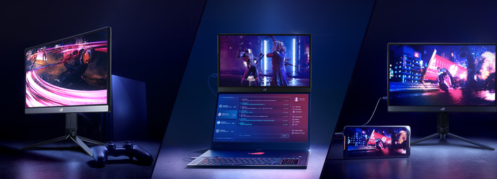 ROG 推出 Strix XG16 可攜式電競螢幕 在 15.6 吋螢幕內提供 144Hz 更新率與 G-SYNC 相容設計
