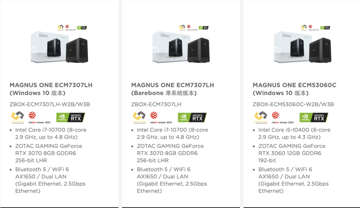 ZOTAC MAGNUS ONE 迷你電競主機開箱 在小機體內求取效能平衡點