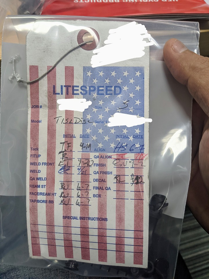 2021 Litespeed T1SL Disc 開箱