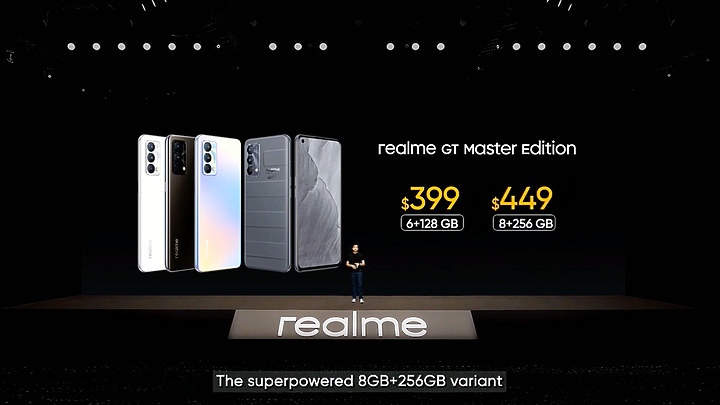 realme GT大師系列國際版登場 台灣最快9月引入