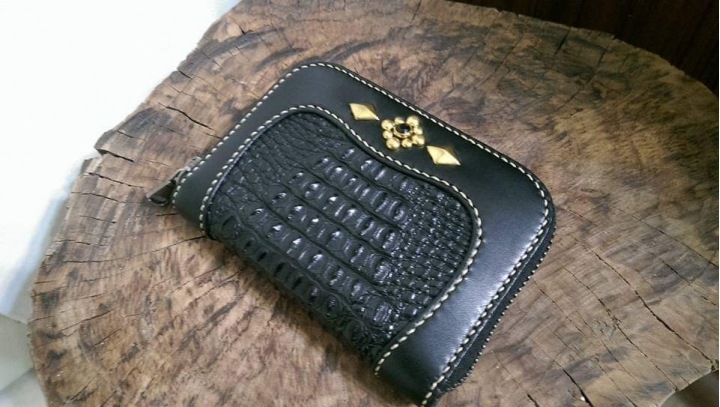 Welling leather_lizard and snake wallet