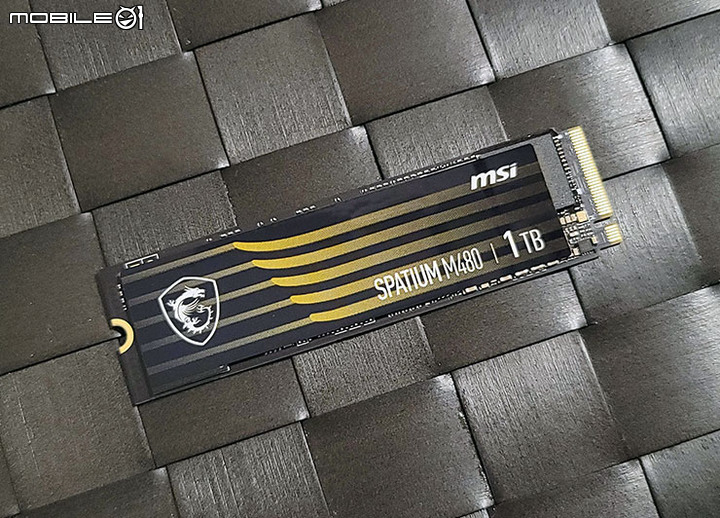 點我看大圖 PCIe Gen4 SSD 衝一波!MSI Spatium M480 入手心得分享