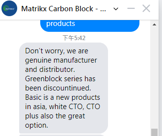RO淨水系統進口活性碳KX Matrikx 、Liquatec及Omnipure購買問題