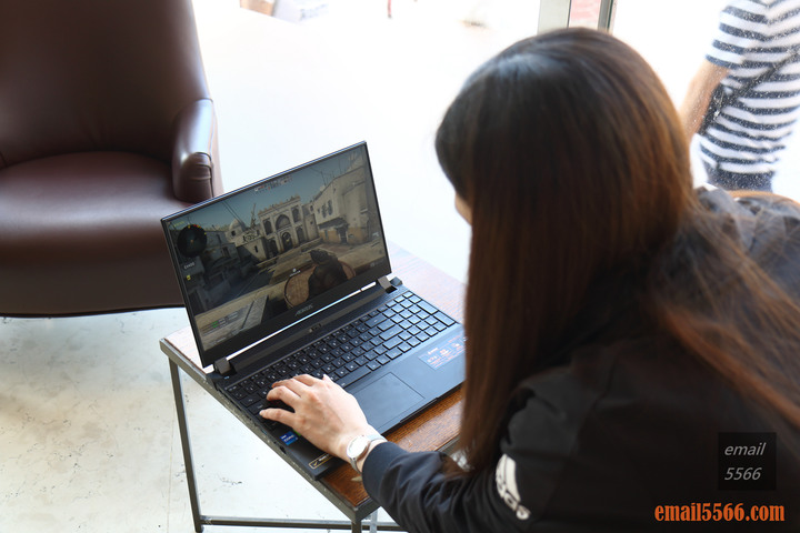 點我看大圖 技嘉 AORUS 15P 極速神鷹 電競筆電 開箱-3080顯卡電競、240Hz螢幕更新