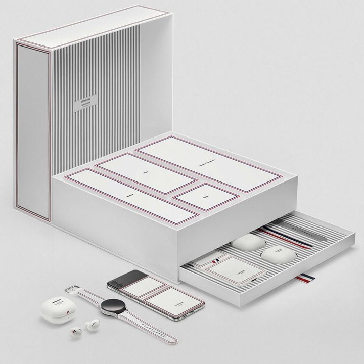 三星Z Fold3、Z Flip3 Thom Browne限量版 展示實機分享