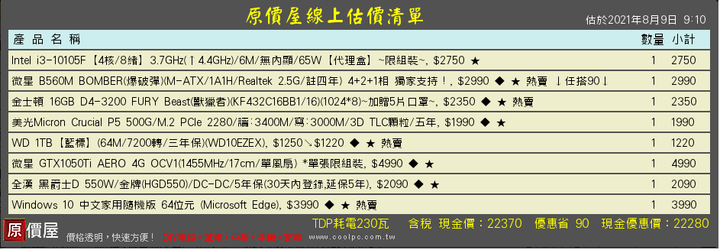 舊電腦還有升級的空間嗎~或是直接換 請大大幫檢視一下~感謝大大