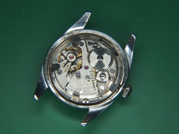 自娛玩修錶 - 天長地久: 鐵達時TITUS DE LUXE 21 Jewels (Case MOD. 5486/Venus cal. 227)
