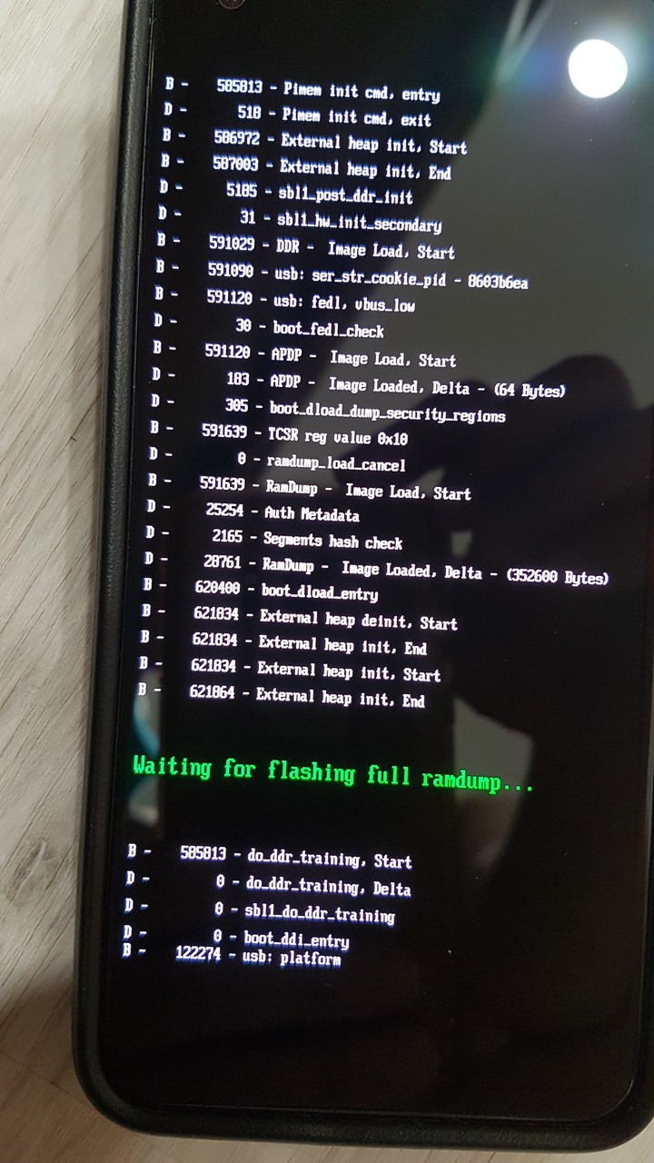 [求助]手機變磚，Zenfone 8 出現 "Waiting for flashing full ramdump"