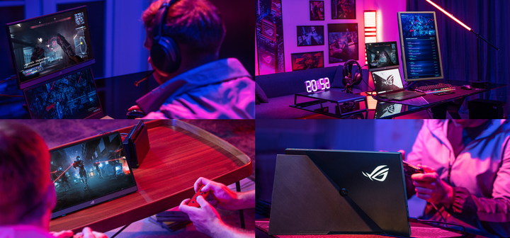 ROG 推出 Strix XG16 可攜式電競螢幕 在 15.6 吋螢幕內提供 144Hz 更新率與 G-SYNC 相容設計