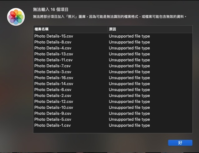 <求助>關於從官網備份下來的.csv檔