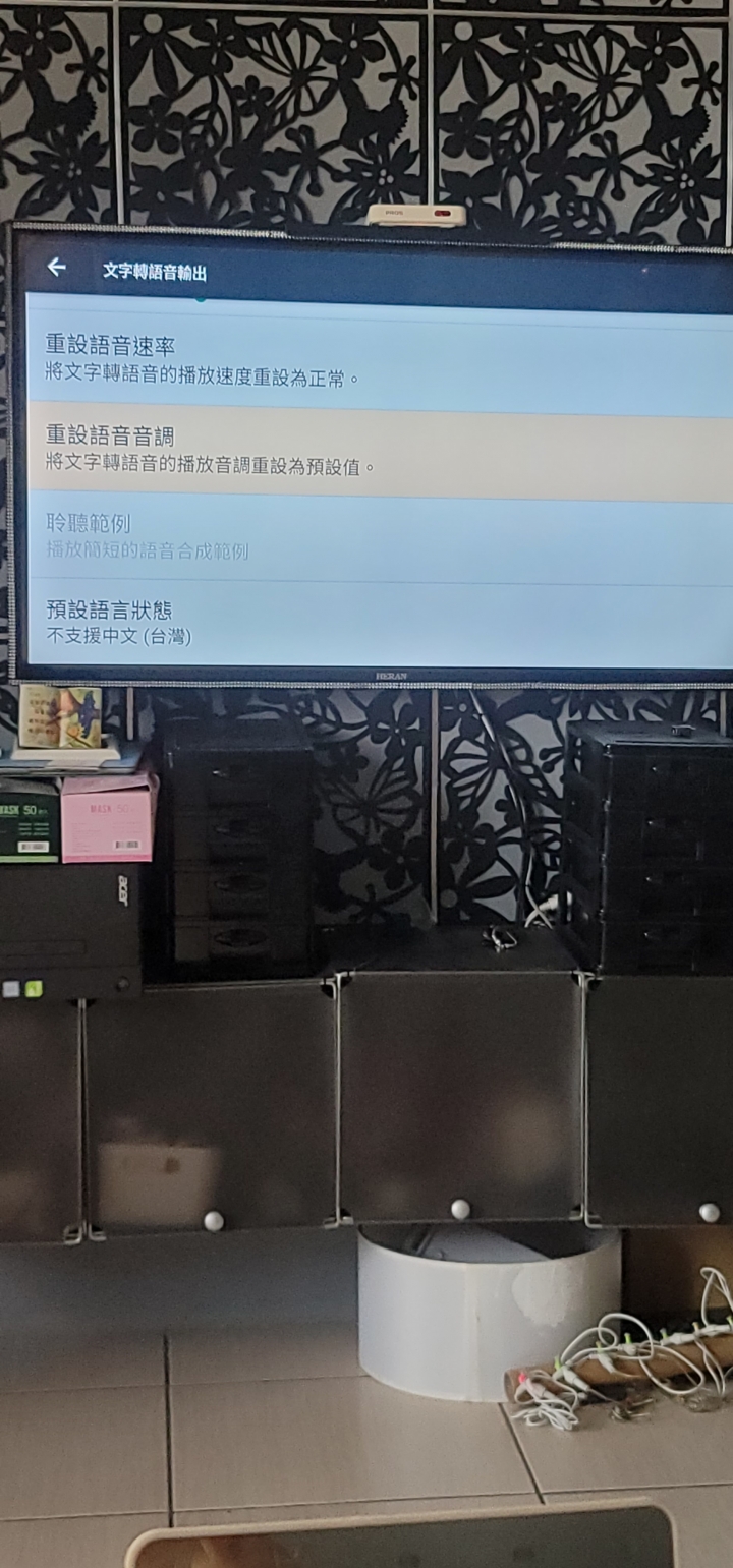 為何電視無法使用語音輸入法？