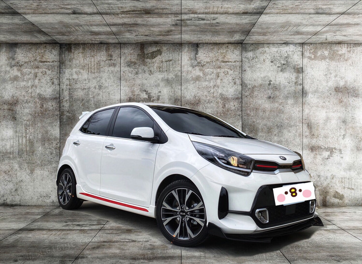 點我看大圖 微資女視覺系買車,Picanto GT-Line開箱