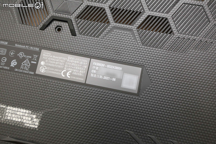 點我看大圖 還在苦等限組裝? 不如直接買 ASUS TUF FA506QM (R7-5800H+RTX3060)