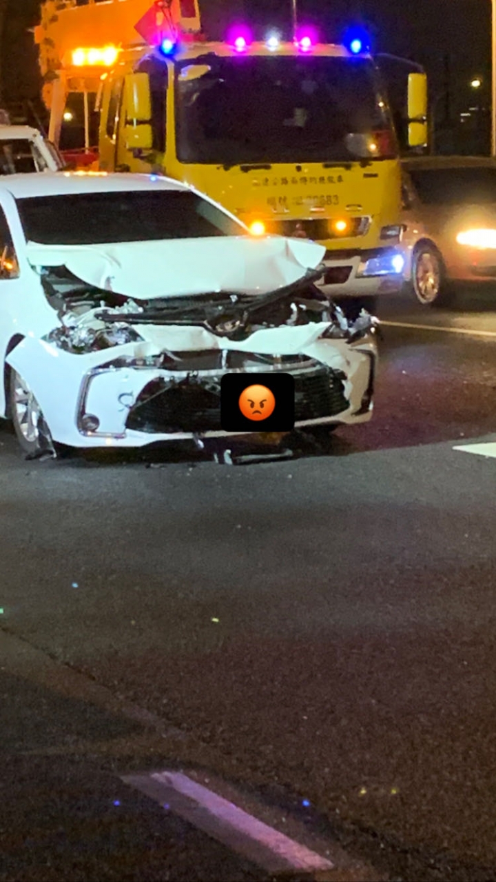 牽車兩個月被後車追撞