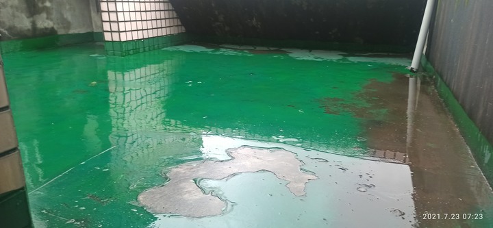 得利倍剋漏頂樓防水施作分享