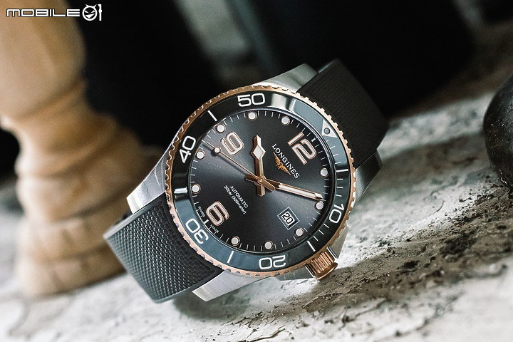 Longines HydroConquest 深海征服者系列|奢華浪鬼 雙金上腕!