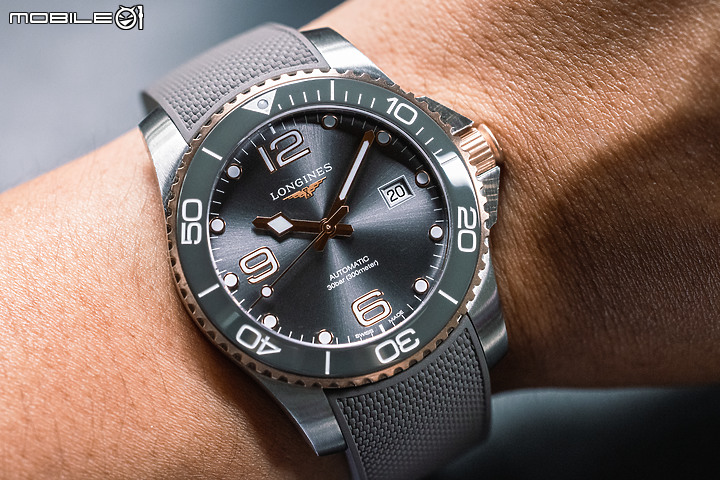 Longines HydroConquest 深海征服者系列｜奢華浪鬼 雙金上腕！