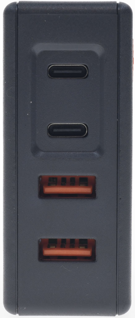 集資款SlimQ 100W GaN四埠充電器F100簡介及測試
