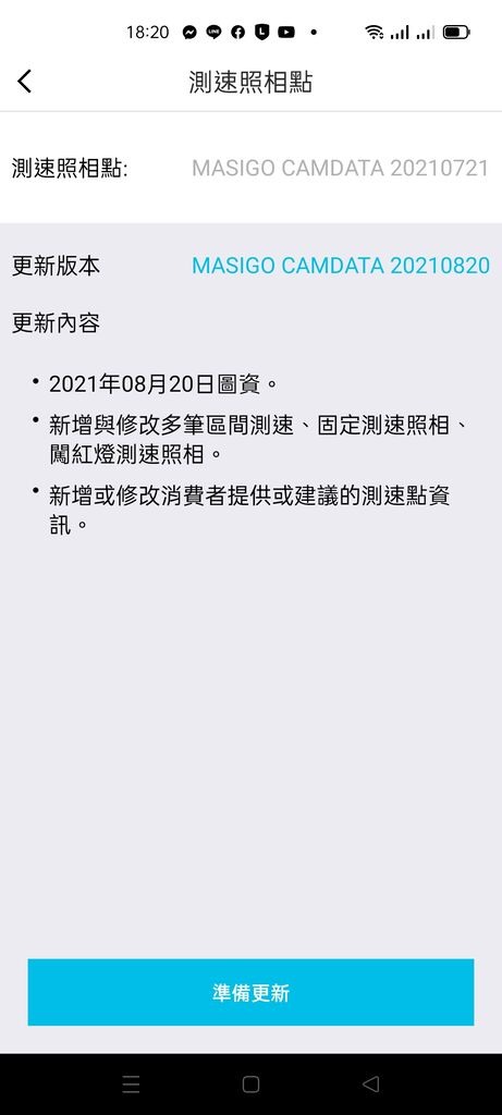 MASIGO 瑪思電通 2021 8月測速點照相點更新