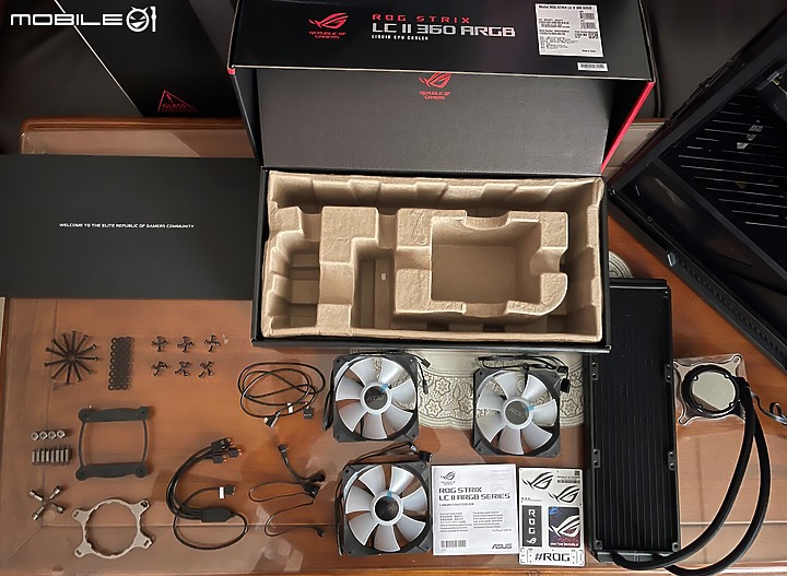 ROG STRIX LC II 360 ARGB 二代飛龍水冷開箱