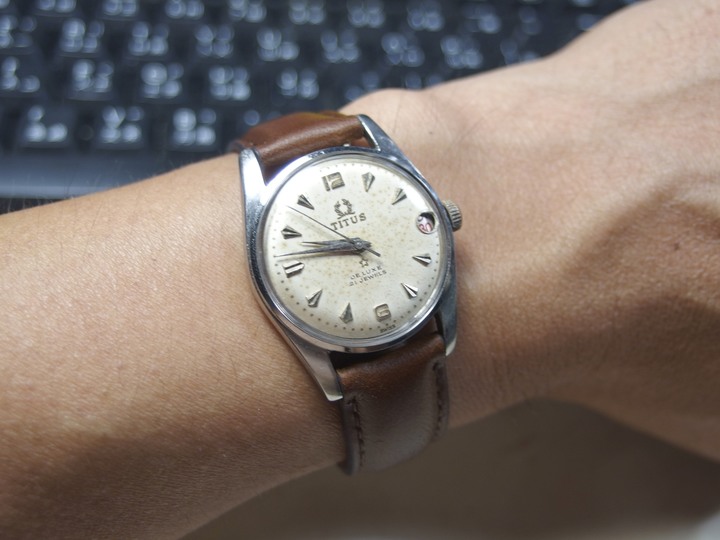 自娛玩修錶 - 天長地久: 鐵達時TITUS DE LUXE 21 Jewels (Case MOD. 5486/Venus cal. 227)