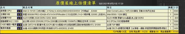 幫忙檢測1萬1電腦菜單健檢(B560M)