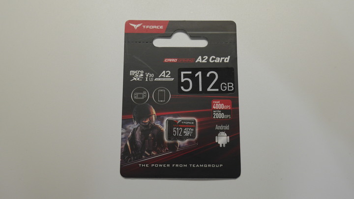 多品牌 U3 A2 512GB microSDXC TF 記憶卡 開箱 簡測 (T-FORCE、ANACOMDA、Lexar、TCELL、KLEVV)