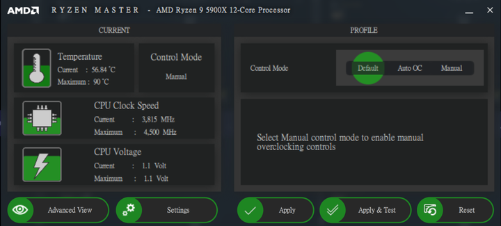 AMD Ryzen 9 5900X 超頻