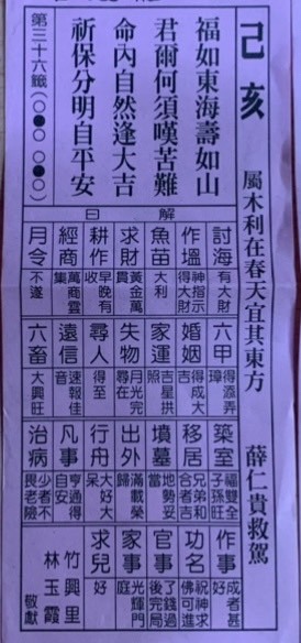 三次吵架求籤問解 共得三支籤詩 每次都是同個問題