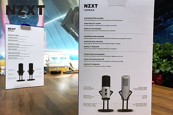 NZXT Capsule 24bit/96kHz數位降噪麥克風，黑白雙色美型登場！