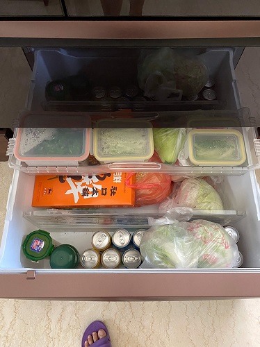 超美三菱鏡面冰箱MR-WR71C開箱