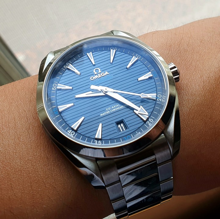 [開箱] Omega Aqua Terra 41mm 藍面